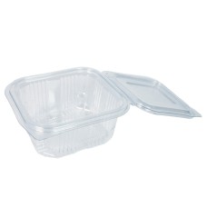 Salátás tál egybefedeles PET 375 ml 100 db/csomag