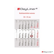Speditőr naptár 1 tömb, 3 hónap Primus Classic 300 × 480 mm, fehér lapokkal Fejrész üres Dayliner 2027. Speditőr naptár 1 tömb, 3 hónap Primus Classic 300 × 480 mm, fehér lapokkal Fejrész üres Dayliner 2027.