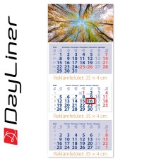 Speditőr naptár 3 tömb, 3 hónap Medium Club 350 × 755 mm, fehér lapokkal Erdő Dayliner 2027. Speditőr naptár 3 tömb, 3 hónap Medium Club 350 × 755 mm, fehér lapokkal Erdő Dayliner 2027.