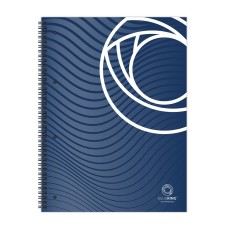 Spirálfüzet A4, 80lap, perforált lyukasztott Bluering® vonalas