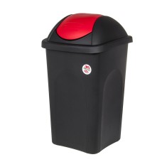 Szemeteskuka billenő fedéllel 55/60 literes műanyag Sterk