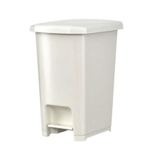 Szemeteskuka pedálos műanyag 9 literes fehér UP400
