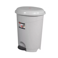 Szemeteskuka pedálos műanyag 50 literes szürke UP130-002
