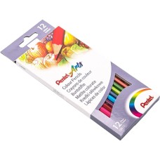 Színes ceruza készlet, akvarell hatszögletű Pentel 12 klf. szín Színes ceruza készlet, akvarell hatszögletű Pentel 12 klf. szín