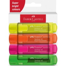 Szövegkiemelő készlet 1-5mm vágott papír dob Faber-Castell 46 fluoreszkáló sárga,narancs,rózsaszín,zöld 4klf. szín Szövegkiemelő készlet 1-5mm vágott papír dob Faber-Castell 46 fluoreszkáló sárga,narancs,rózsaszín,zöld 4klf. szín