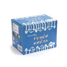 Táblakréta hengeres 100 db/doboz, fehér SchoolArt