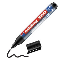 Táblamarker 1,5-3mm, kerek Edding 360 fekete Táblamarker 1,5-3mm, kerek Edding 360 fekete