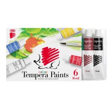 Tempera tubusos 6x16ml, Süni Ico 6 klf. szín Tempera tubusos 6x16ml, Süni Ico 6 klf. szín
