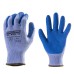 Védőkesztyű poliészter vastag 10-es kötésű L-es méret _1LAAV09 kék
