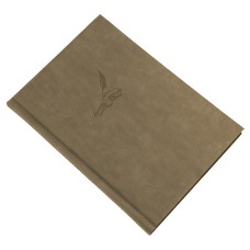 Vendégkönyv napló műbőr borítóval A/4 fehér lapokkal drapp Realsystem