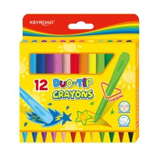 Viaszkréta, 100 x 13 mm, 12 db/doboz, Keyroad