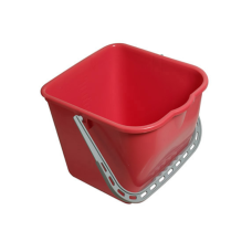 Vödör 15 literes szögletes piros_RSA21R