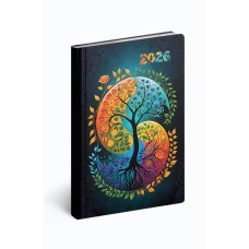 Zsebnaptár álló Fiestina hölgyeknek B/6, heti jin jang Realsystem 2026.