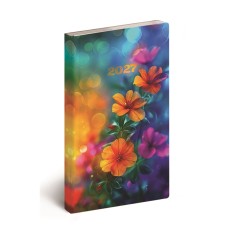 Zsebnaptár álló Flexi, fehér lapokkal floral Realsystem 2027. Zsebnaptár álló Flexi, fehér lapokkal floral Realsystem 2027.