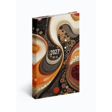 Zsebnaptár álló Picture, fehér lapokkal absztrak Realsystem 2027. Zsebnaptár álló Picture, fehér lapokkal absztrak Realsystem 2027.
