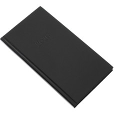 Zsebnaptár álló Standard, fehér lapokkal fekete Realsystem 2026.